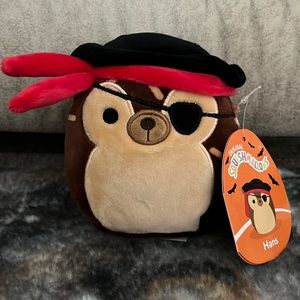 🦔Squishmallows 🏴‍☠️ Hans in Pirate costume! Halloween NWT 5” HTF